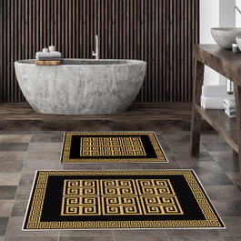 Mijölnir Juego de alfombrillas de baño Kt461 Multicolor